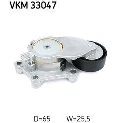 Napínacia kladka rebrovaného klinového remeňa SKF VKM 33047 - obr. 1