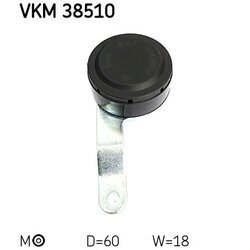 Napínacia kladka rebrovaného klinového remeňa SKF VKM 38510 - obr. 2
