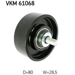 Vratná/vodiaca kladka rebrovaného klinového remeňa SKF VKM 61068 - obr. 1