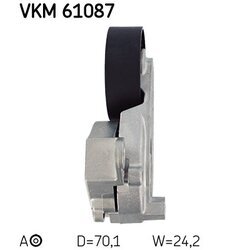 Napínacia kladka rebrovaného klinového remeňa SKF VKM 61087 - obr. 2