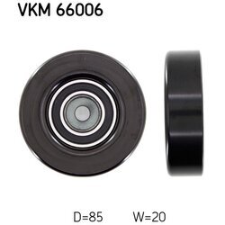 Vratná/vodiaca kladka rebrovaného klinového remeňa SKF VKM 66006