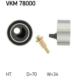 Napínacia kladka ozubeného remeňa SKF VKM 78000