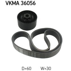 Ozubený klinový remeň - Sada SKF VKMA 36056