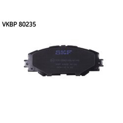 Sada brzdových platničiek kotúčovej brzdy SKF VKBP 80235