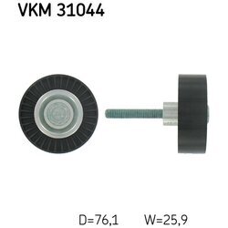 Vratná/vodiaca kladka rebrovaného klinového remeňa SKF VKM 31044