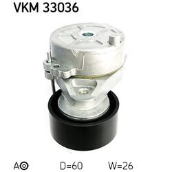 Napínacia kladka rebrovaného klinového remeňa SKF VKM 33036 - obr. 1