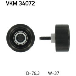 Vratná/vodiaca kladka rebrovaného klinového remeňa SKF VKM 34072