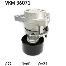 Napínacia kladka rebrovaného klinového remeňa SKF VKM 36071 - obr. 1