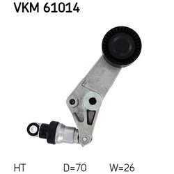 Napínacia kladka rebrovaného klinového remeňa SKF VKM 61014 - obr. 1