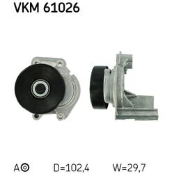 Napínacia kladka rebrovaného klinového remeňa SKF VKM 61026