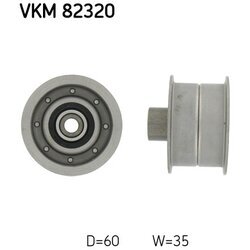 Obehová/vodiaca kladka ozubeného remeňa SKF VKM 82320