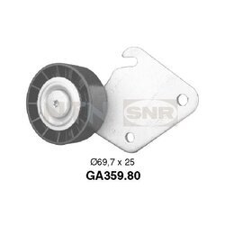 Vratná/vodiaca kladka rebrovaného klinového remeňa SNR GA359.80