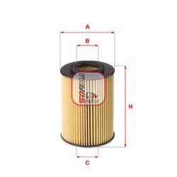 Olejový filter SOFIMA S 5075 PE