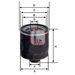 Olejový filter SOFIMA S 3592 R