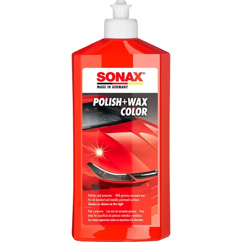 Leštenka na lak SONAX Color Polish červená 500ml