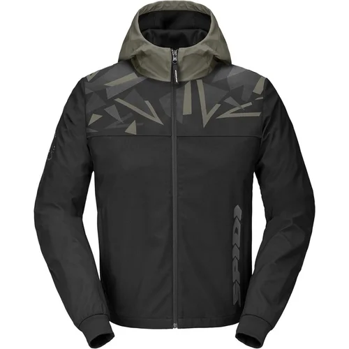 Bunda hoodie EVO sport SPIDI T347-265-3XL (čierna/vojenská zelená, veľkosť 3XL)