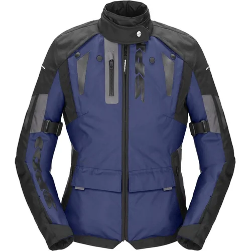 Bunda crossmaster lady SPIDI D289-026-2XL (čierna/modrá, veľkosť 2XL)
