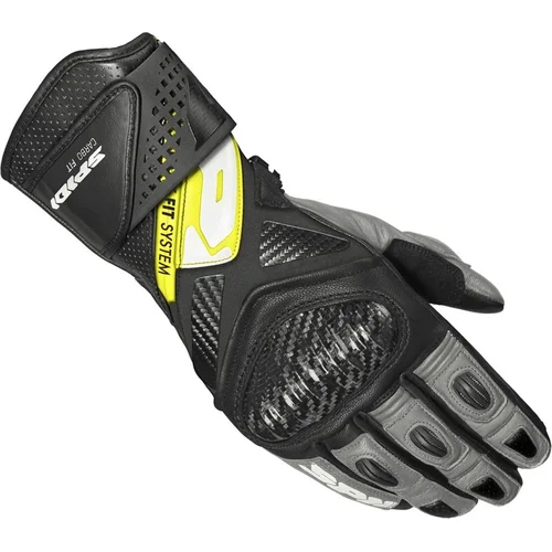 Rukavice CARBO FIT SPIDI A226-394-M (čierna/žltá fluo, veľkosť M)