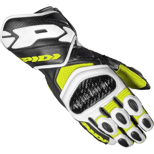 Rukavice CARBO 7 SPIDI A210-394-S (žlté fluo/biele/čierne, veľkosť S)