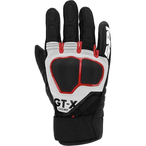 Rukavice X-GT SPIDI C115-014-M (čierna/sivá/červená, veľkosť M)