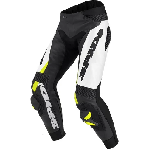 Nohavice RR PRO WARRIOR SPIDI Q39-394-50 (čierna/biela/žltá fluo, veľkosť 50)