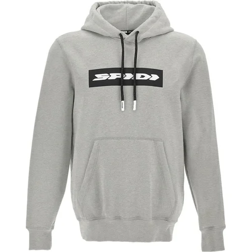 Mikina LOGO 2 SPIDI R182-294-XL (sivá, veľkosť XL)