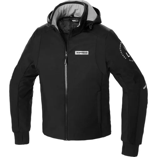 Bunda hoodie armor H2OUT SPIDI D267-011-S (čierna, veľkosť S)