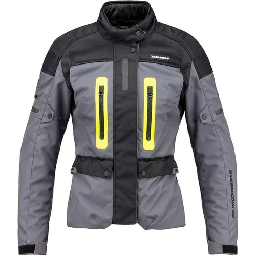 Bunda traveler 3 lady SPIDI D260-486-XL dámska, (čierna/sivá/žltá fluo, veľkosť XL)