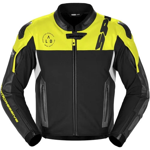 Bunda dp-progressive hybrid SPIDI P230-394-56 (čierna/žltá fluo, veľkosť 56)