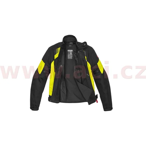 Bunda flash EVO NET windout (čierna/biela/žltá fluo, veľkosť S) /SPIDI/ - obr. 2