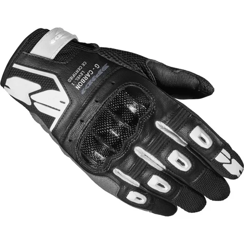 Rukavice G-CARBON LADY SPIDI C92-011-L dámske, (čierna/biela, veľkosť L)