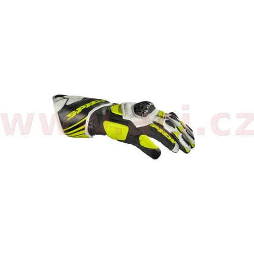 Rukavice CARBO 7 (žlté fluo/biele/čierne, veľkosť S) /SPIDI/ - obr. 1