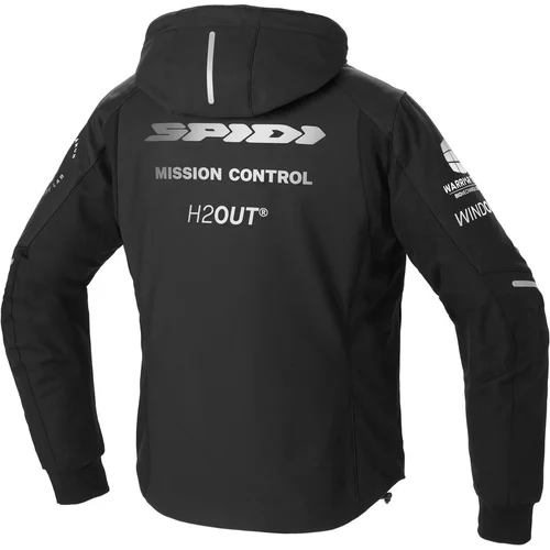 Bunda hoodie armor H2OUT D267-011-S (čierna, veľkosť S) /SPIDI/ - obr. 3