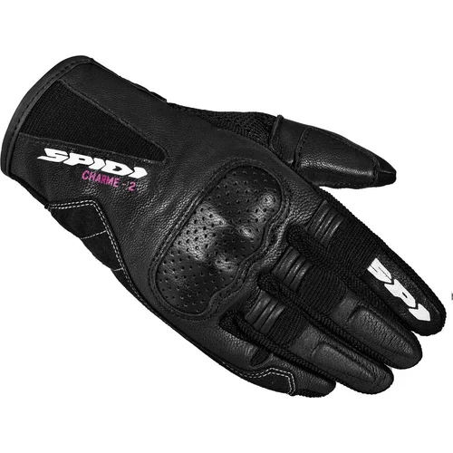 Rukavice CHARME 2 LADY SPIDI C94-026-XL dámske, (čierna/biela, veľkosť XL)
