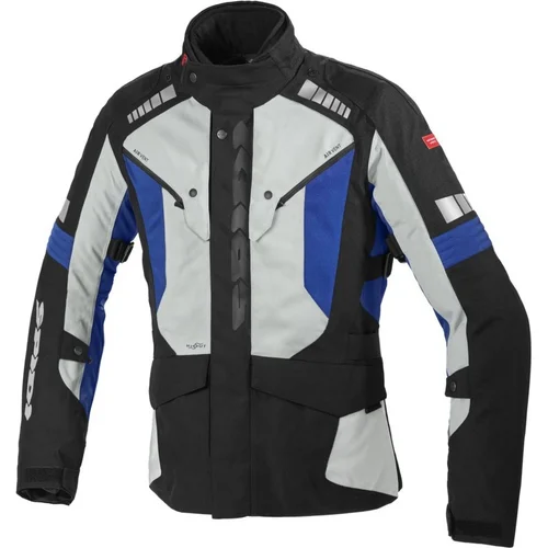 Bunda OUTLANDER SPIDI D234-498-M (čierna/sivá/modrá, veľkosť M)