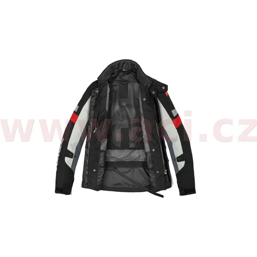Bunda OUTLANDER D234-497-M (čierna/sivá/červená, veľkosť M) /SPIDI/ - obr. 4