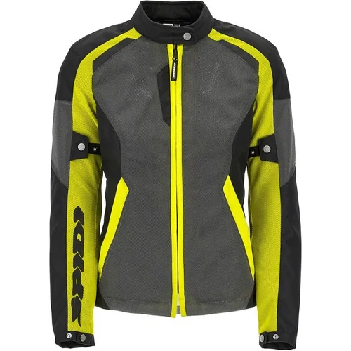 Bunda TEK NET LADY SPIDI T313-486-XL dámska, (čierna/sivá/žltá fluo, veľkosť XL)