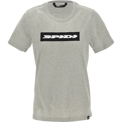 Tričko LOGO 2 LADY SPIDI R184-294-XL dámske, (sivá, veľkosť XL)