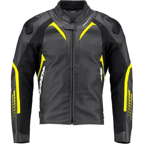 Bunda NKD-1 SPIDI P219-394-50 (čierna/žltá fluo, veľkosť 50)