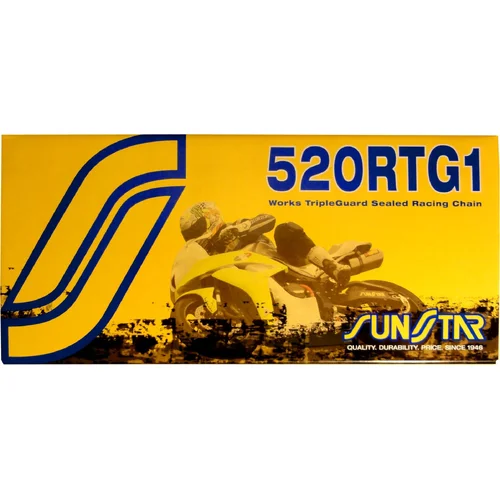 Reťaz 520RTG1 SUNSTAR SS520RTG1-98G (x-krúžok, farba zlatá, 98 článkov)