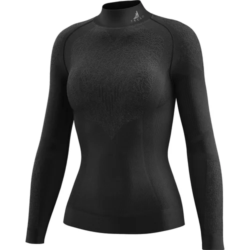 Funkčné tričko s dlhým rukávom K-THERMO TECSO TH18014-00-LXL dámske, (čierna, veľkosť L/XL)