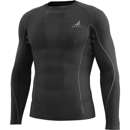 Funkčné tričko s dlhým rukávom K-MERINO TECSO WO18023-00-XLXXL unisex, (čierna, veľkosť XL/2XL)