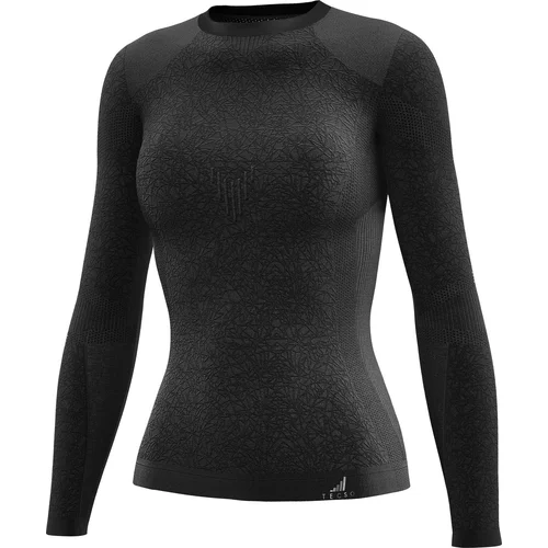 Funkčné tričko s dlhým rukávom K-DRY TECSO KDR18013-00-8-10 dievčenské, (čierna, veľkosť 8-10 rokov)
