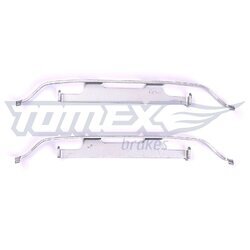 Sada príslušenstva obloženia kotúčovej brzdy TOMEX Brakes TX 43-70
