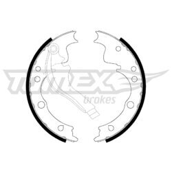 Sada brzdových čeľustí TOMEX Brakes TX 21-39