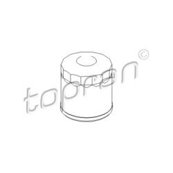 Olejový filter TOPRAN 207 483