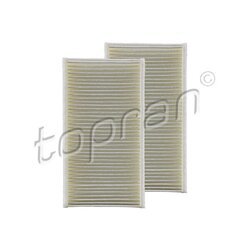 Súprava filtrov, vzduch vnútorného priestoru TOPRAN 502 114