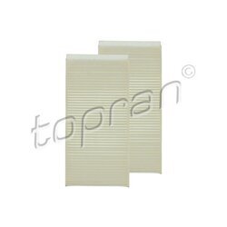 Súprava filtrov, vzduch vnútorného priestoru TOPRAN 502 794