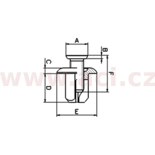 Plastová príchytka RVT-SR01 (sada 10 ks) /TOURMAX/ - obr. 2
