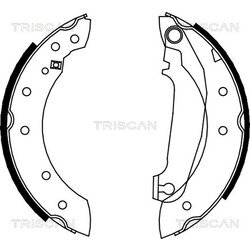 Sada brzdových čeľustí TRISCAN 8100 27516